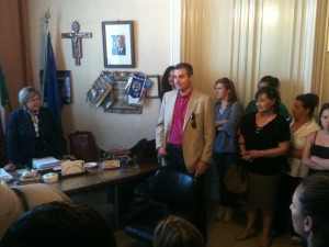 SINDACO RICEVE DELEGAZIONE INQUILINI VIA CARDUCCI