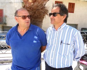 Da sinistra: Salvatore Romano ed il sindaco D'Amore