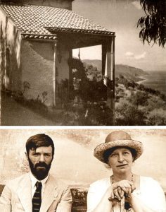 D.H. Lawrence e Frieda Richthofen e la loro casa a Taormina in Via Fontana Vecchia