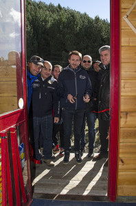 Taglio del Nastro, da sinistra Nino Longo, Nuccio Fontana Rosa, Carlo Caputo e Nino Borzì