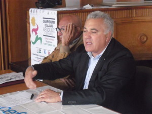 Pippo Leone durante la conferenza stampa