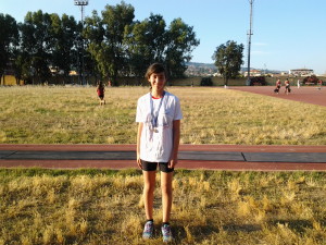 Federica Petrino Campionessa Provinciale getto del peso