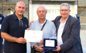 Da sinistra l'assessore Salvatore Bardaro, il presidente Gaetano Vaccaro ed il sindaco Lino Monea