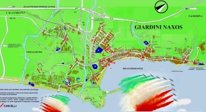 Dove posteggiare a Giardini Naxos per assistere all'Air Show 2015 delle Frecce Tricolori