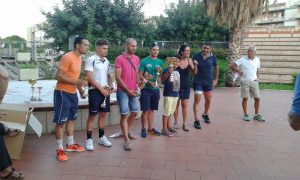 Gara ciclistica di Giarre - i vincitori