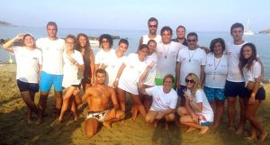 Gli animatori del Naxos Spiaggia Day