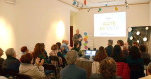 Linguaglossa, un momento della manifestazione Arte in Rete organizzata dall'associazione Cultura Aetnae