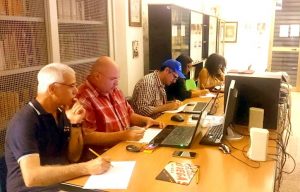 I giurati della Naxos Photo Marathon al lavoro