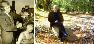 Angelo Varrica mentre cura le acconciature in un'edizione della Rassegna Cinematografica di Messina-Taormina e nella sua amata contrada Madonna Gala.JPG.