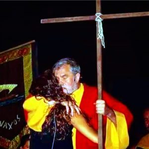 GIARDINI NAXOS - L'attore protagonista Enrico Pappalardo in una scena dello Sbarco di San Pancrazio 2016