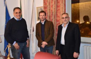 i sindaci Leonardi, Caputo e Bellia