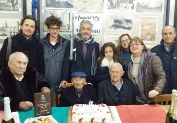 Mascali, compie 102 anni: festeggiato “u zu Tanu”