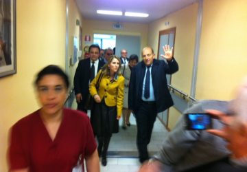 Ospedale: Visita Borsellino (Video intervista)