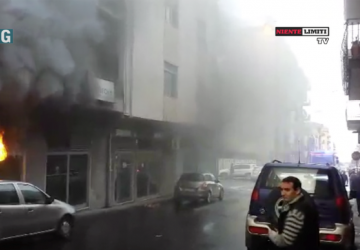 Incendio banca Carige VIDEO ESCLUSIVO