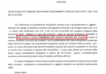 Censurati i procedimenti disciplinari al dirigente finanziario Lipari?