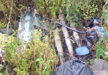 Mascali, bomba ecologica in via Vecchia Stazione