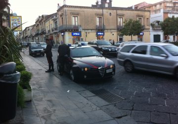 Giarre, in corso servizio coordinato dei carabinieri. Numerosi posti di controllo