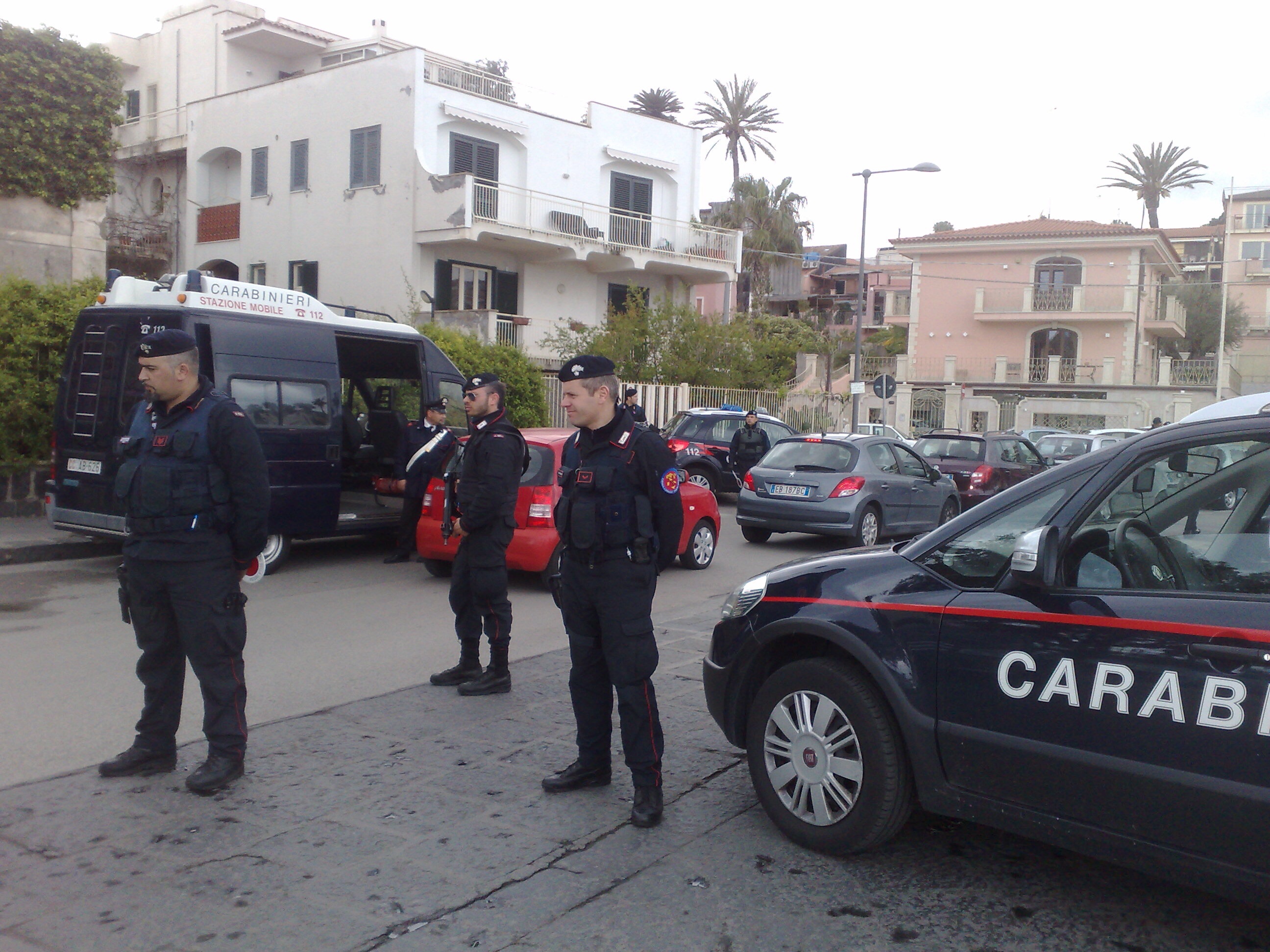 Acireale. Servizio straordinario di controllo dei Carabinieri