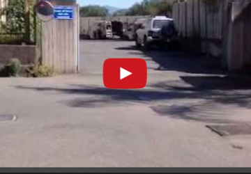 Attentato ambulanze Angelo Turrisi VIDEO ESCLUSIVO AMBULANZE FUMANTI