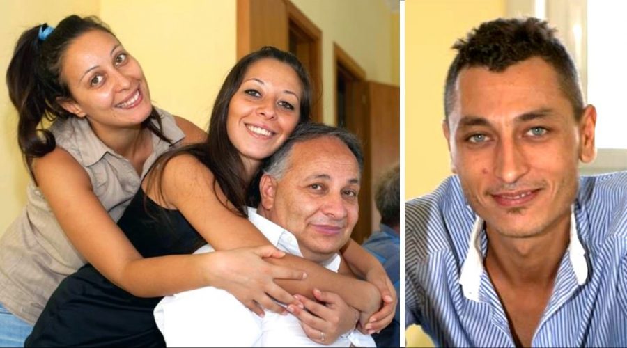 Alessandro, Mariella ed Antonella Musso e Giuseppe Calandrino