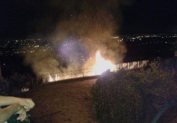 Miscarello, incendio durante i festeggiamenti della Madonna del Rosario