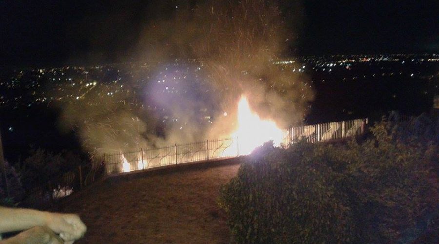 Miscarello, incendio durante i festeggiamenti della Madonna del Rosario