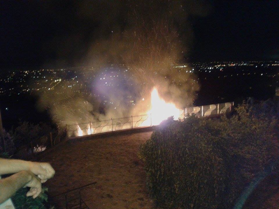 Miscarello, incendio durante i festeggiamenti della Madonna del Rosario