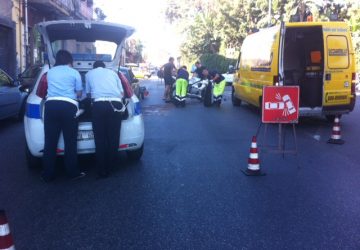 Giarre, incidente stradale sul viale Sturzo. Ferito un centauro di Nunziata