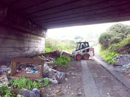 S. Maria la Strada: al via i lavori per il canale di gronda