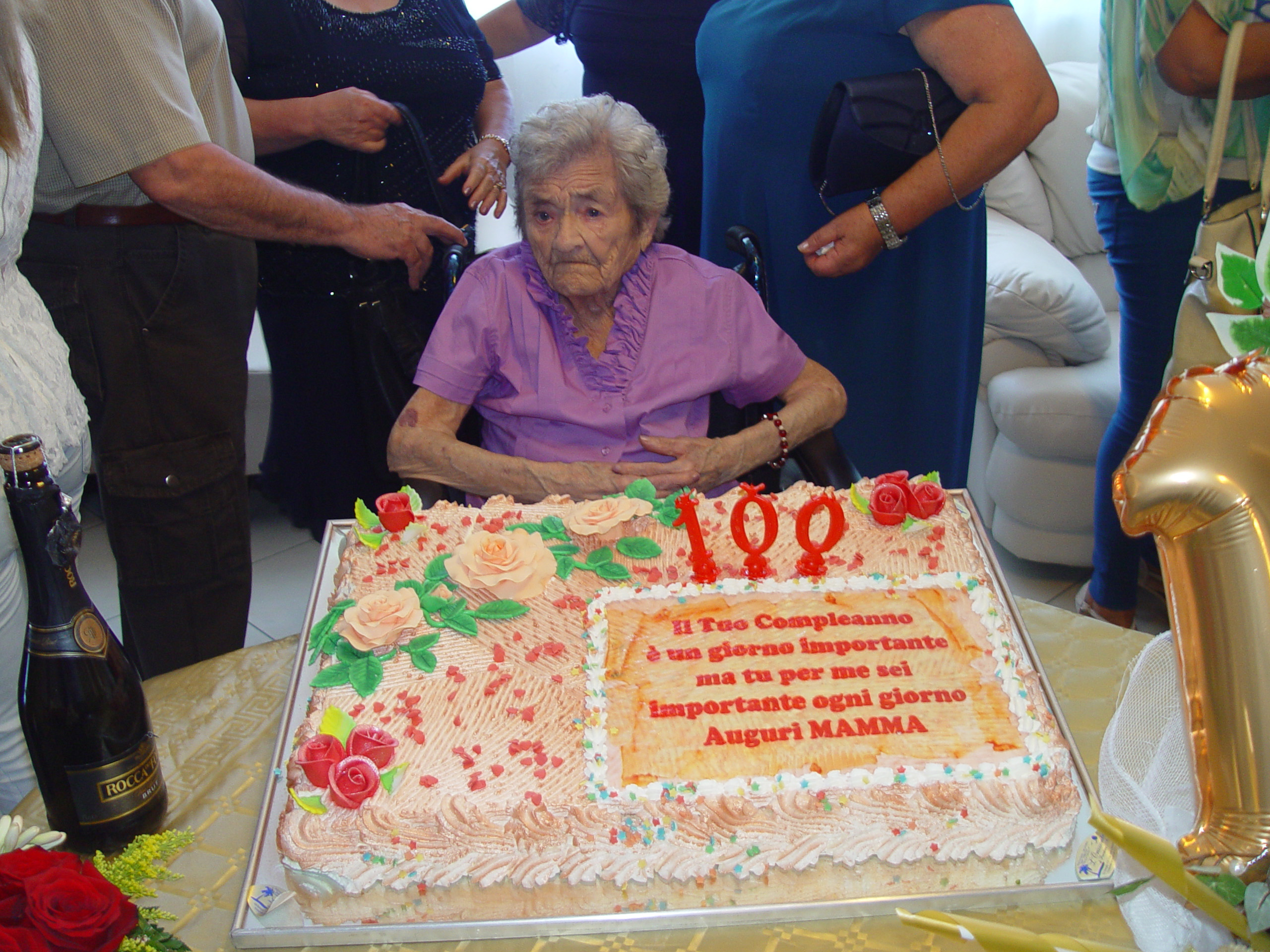 La nonnina di Mascali compie 100 anni