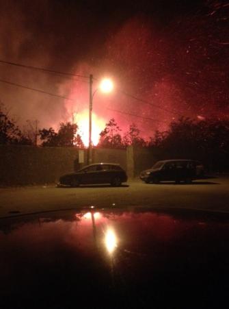 Fiumefreddo: vasto incendio a Marina di Cottone FOTO ESCLUSIVE