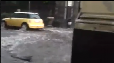 Maltempo a Riposto: la Protezione civile Comunale subito operativa