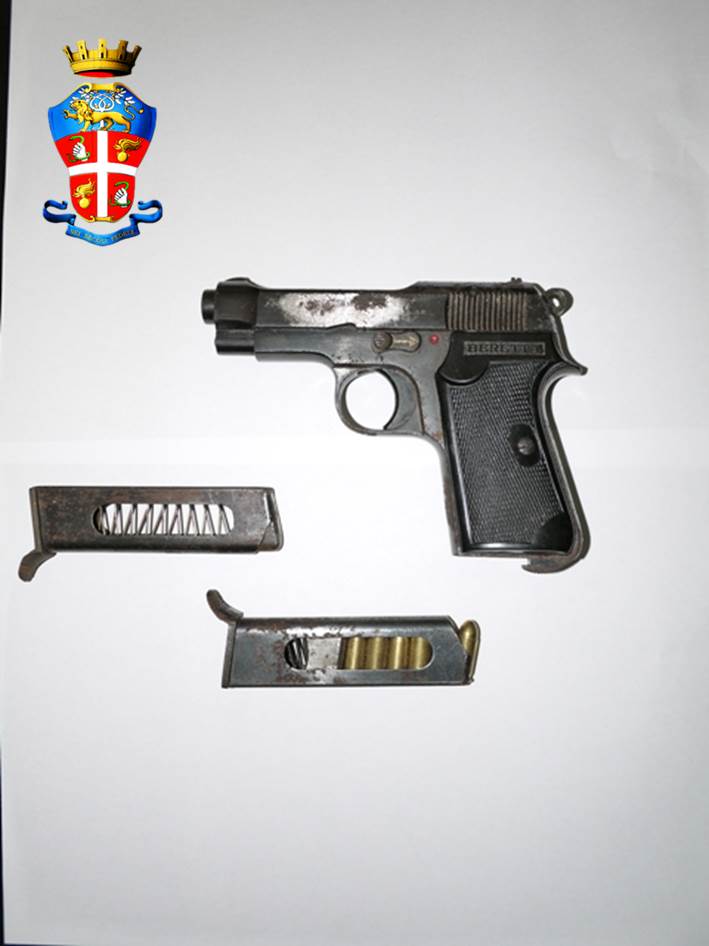 Trappitello (Taormina) casalinga deteneva illegalmente una pistola: arrestata