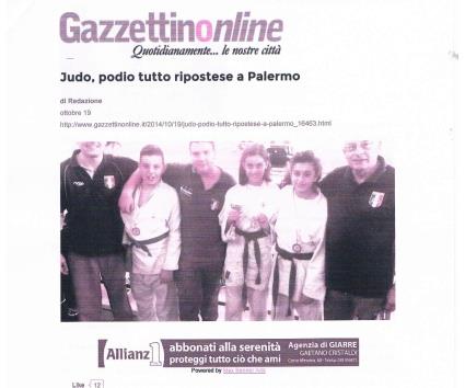 Grand Prix Sicilia Judo, la replica della Judo Club “Giovanni Bonfiglio” di Giarre