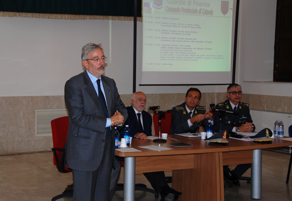 Catania, seminario della GdF  “Le indagini patrimoniali e le misure di prevenzione”: profili normative e tecniche operative