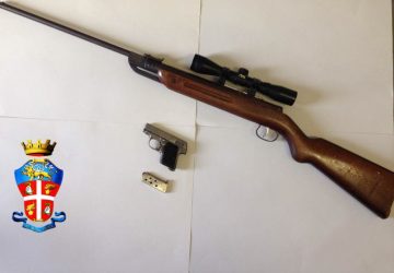 Taormina, un arresto per detenzione di armi