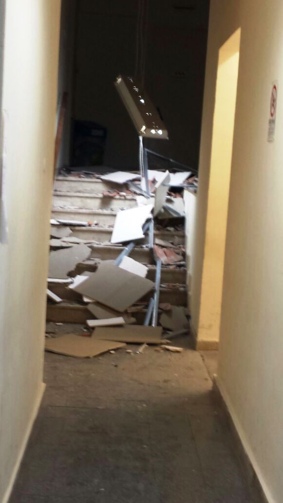 Giarre, tragedia sfiorata all’Ospedale vecchio VD