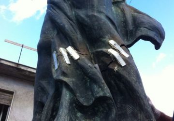 Calatabiano, messa in sicurezza della statua alata