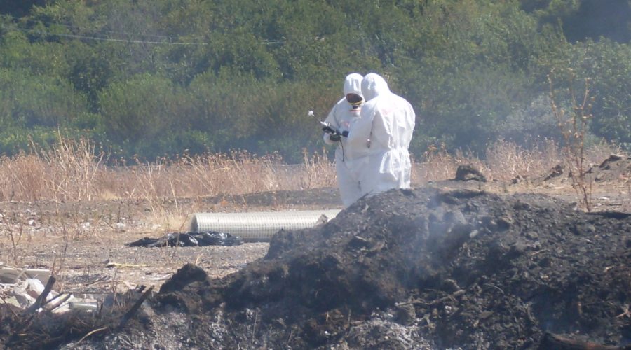 Sequestrata su disposizione della Procura ex discarica di via Zinghirino a Macchia