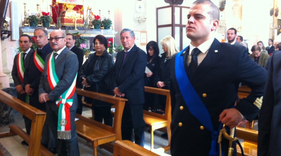 Riposto, celebrazioni Santa Barbara con la Marina Militare e i Vigili del fuoco