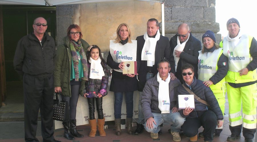 Raccolta per Telethon a S. Pietro Clarenza e Camporotondo Etneo