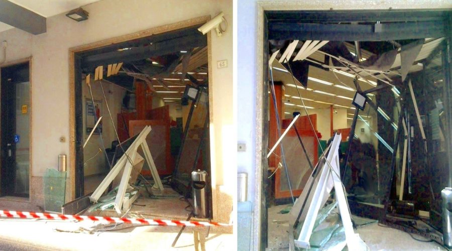 Gaggi, furto del bancomat con “spaccata”