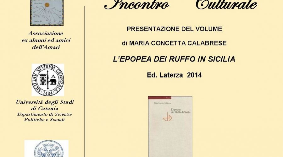 “L’epopea dei Ruffo in Sicilia”, domani presentazione a Giarre
