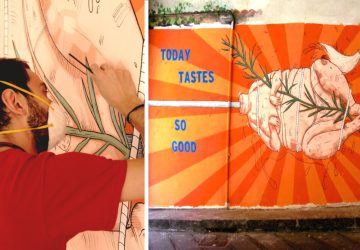 Giardini Naxos ed il murales dello scandalo: un messaggio contro il “cibo spazzatura”