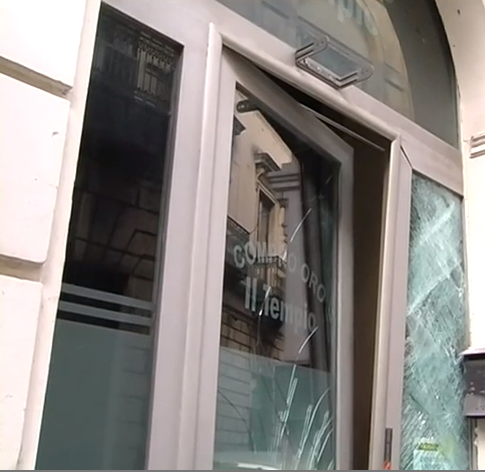 Acireale, tentato furto con spaccata VIDEO