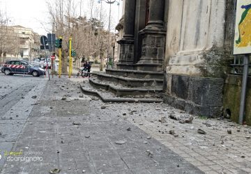Randazzo, crollo di parti di intonaco nella chiesa dell&rsquo;Annunziata