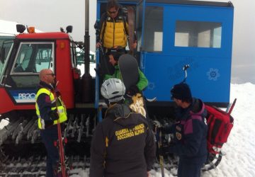 Etna, ancora un incidente sulla neve. Salvato uno sciatore ferito