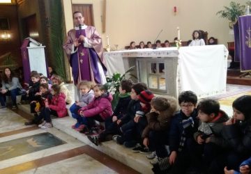 Giarre, alla Regina Pacis la S. Messa pasquale per gli alunni del III I.C