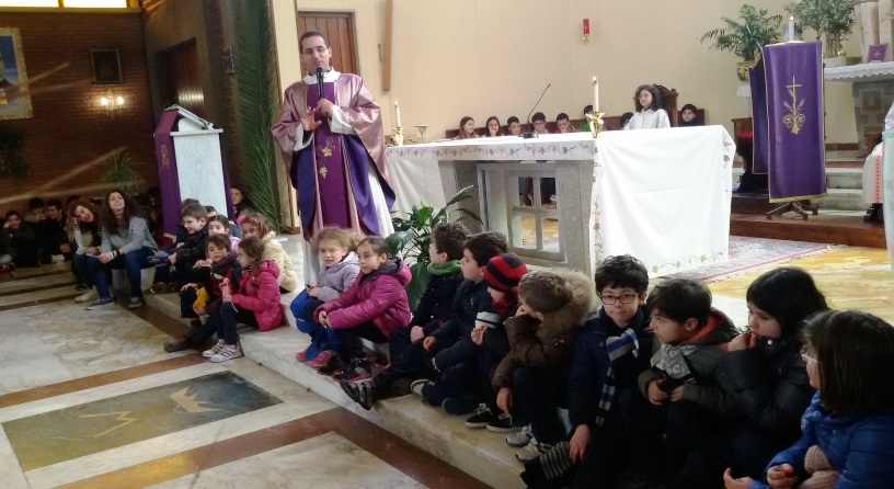 Giarre, alla Regina Pacis la S. Messa pasquale per gli alunni del III I.C