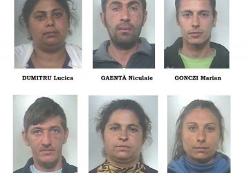 Catania, sgominata banda di ladri romena